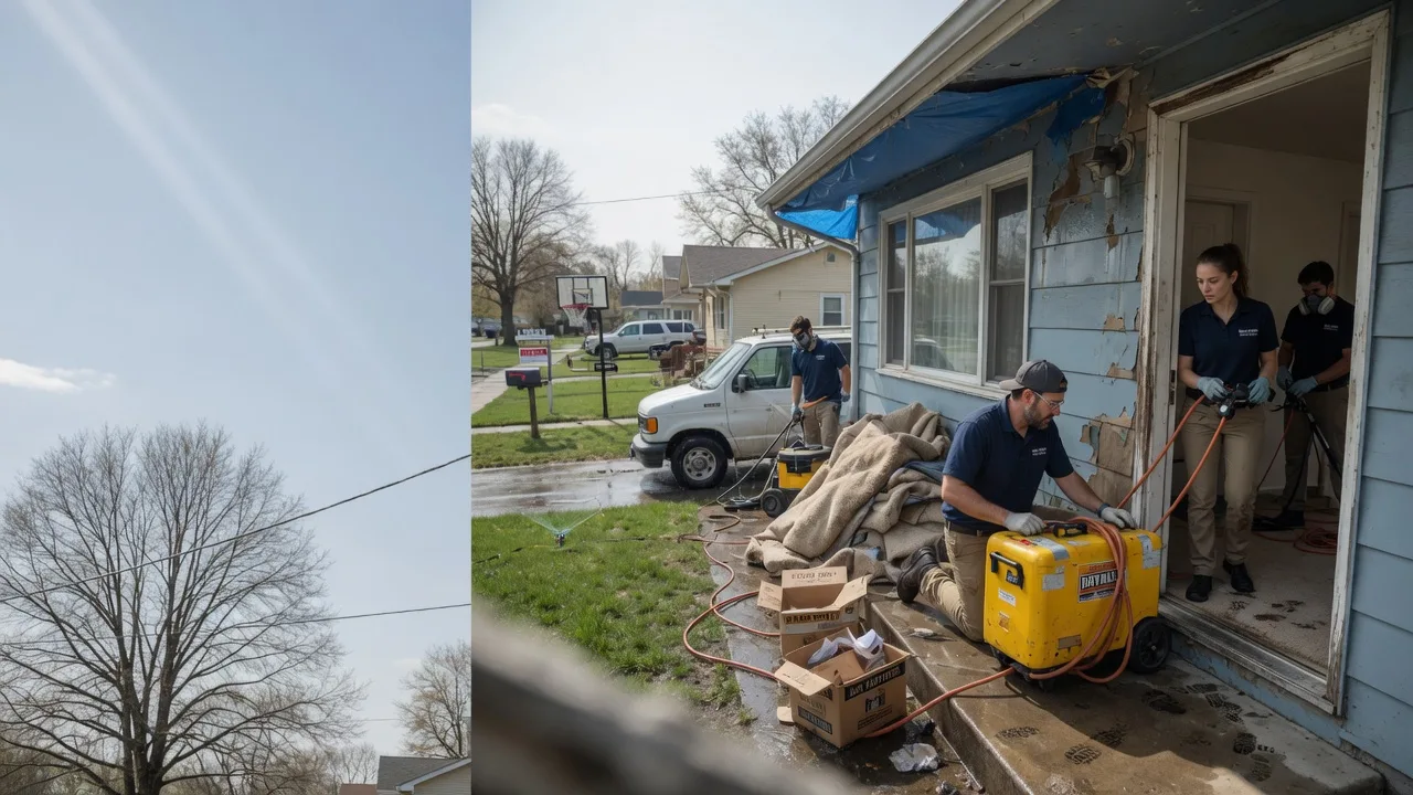 Basement Flood Cleanup in Deering, ND near me